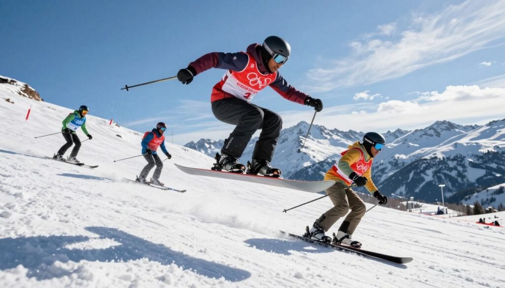 esportes de inverno para atletas negros