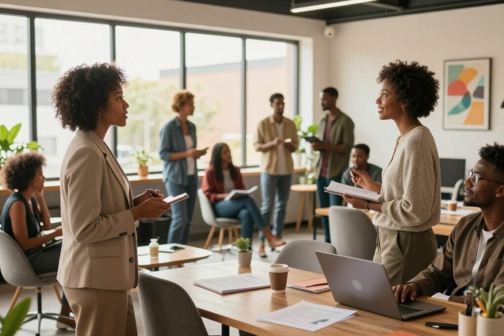 Empreendedores negros em rede de apoio