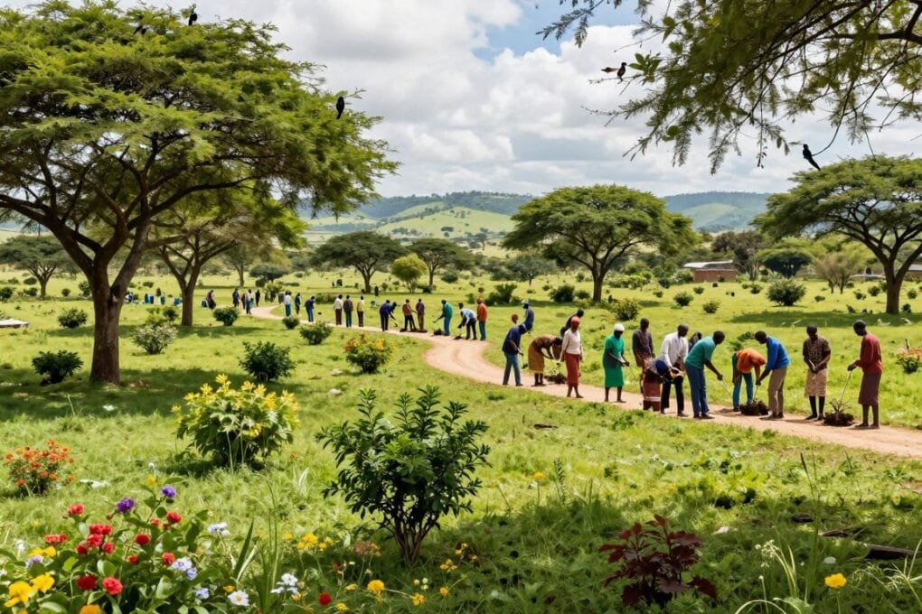 benefícios construção muro verde para áfrica