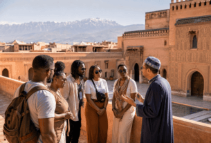 Turismo no Marrocos com viajantes negros